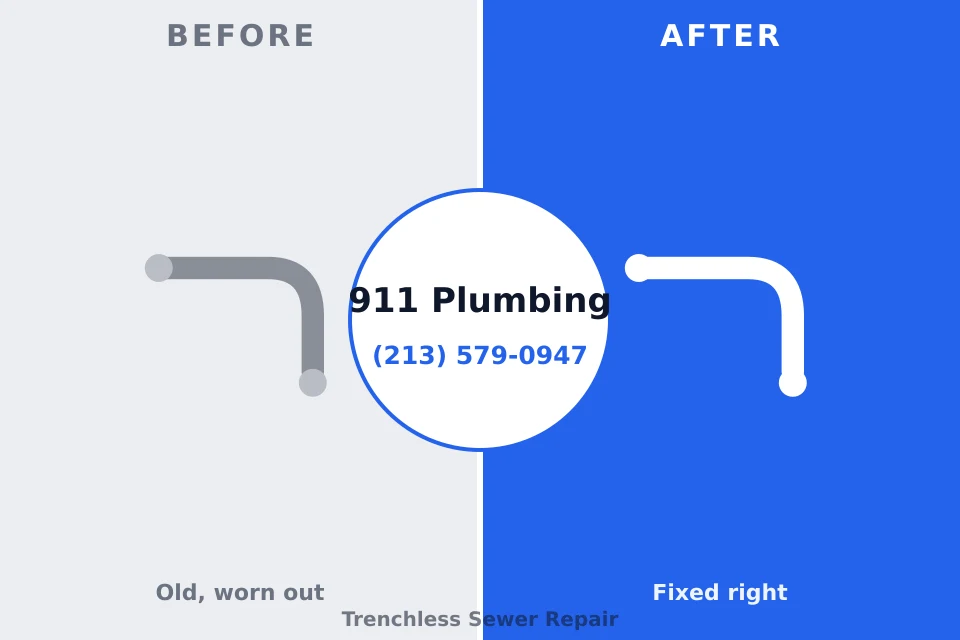 Before and after: plumbing repair Richmond, IL